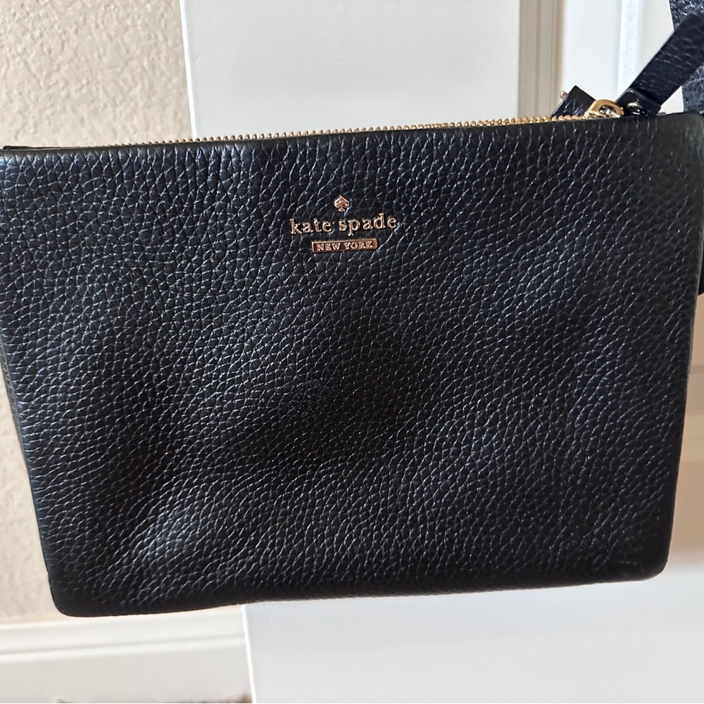 Kate Spade Black Leather Crossbody